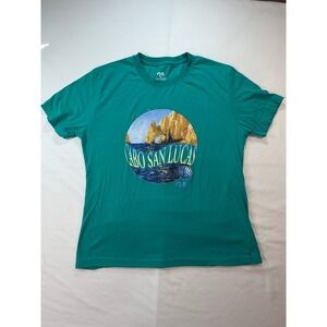 Princess Cruises Cabo San Lucas T-Shirt Mens XL Teal Green‎